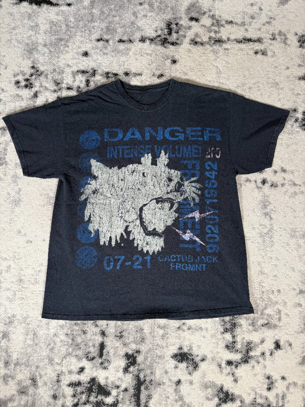 Travis Scott Cactus Jack From Fragment Danger T-Shirt